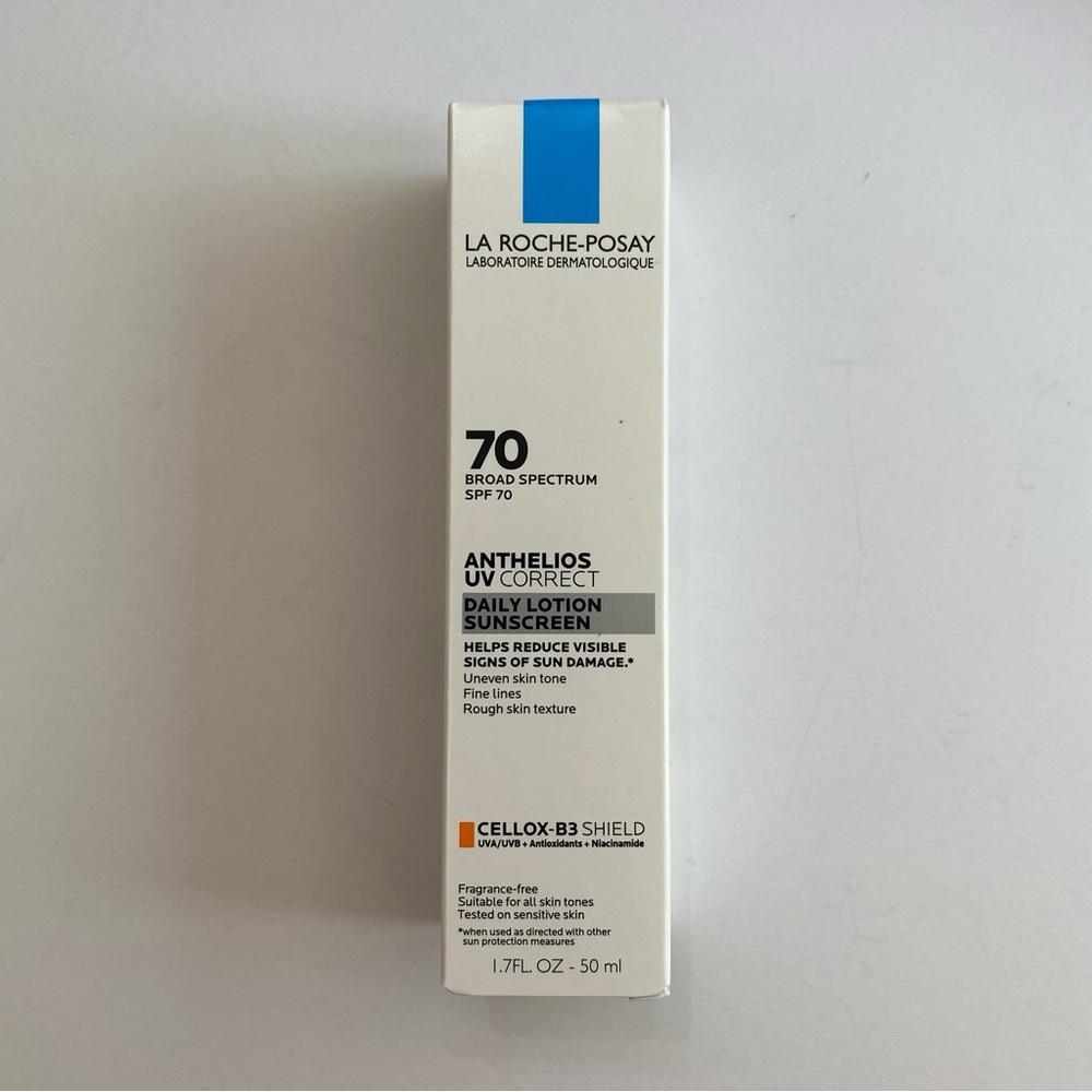 La Roche Posay ANTHELIOS UV CORRECT FACE SUNSCREEN SPF 70 WITH NIACINAMIDE New
